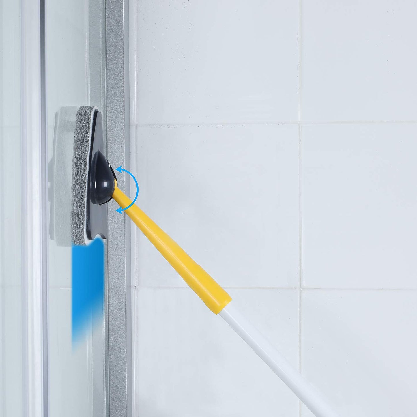 Yocada Scouring Pads Reusable for Cleaning Bathroom Kitchen Toilet Wall Tub Tile Sink 3 Pack