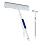 2-in-1 Spray Window Squeegee with 51.2" Extension Pole, Built-in Water Tank, Multi-Use Squeegee for Home Shower Car Windshield