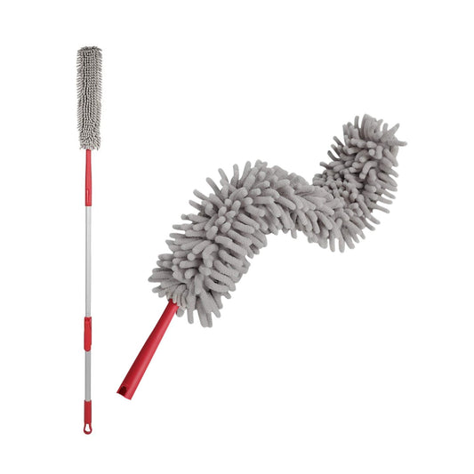 Yocada 69" Extendable Bendable Duster - Microfiber Chenille Cleaning Tool for High Ceilings, Furniture & Car
