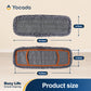 Yocada 3 Pack Twisted Microfiber Mop Replacement Pads, Thickened Sponge Dry-Wet Dual-Use Pads