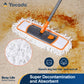 Yocada 3-Pack Microfiber Replacement Mop Pads,Dual Dry-Wet Cleaning for Wood/Tile/Marble, Washable