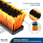 Yocada Push Broom, Indoor and Outdoor Household, Heavy Duty Floor Scrub Broom, PP Bristles, Set of 1