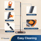 Yocada Dust Mop with Adjustable Handle with 3 Different Microfiber Mop Pads for Floor Cleaning, Orange