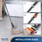 Yocada Heavy Duty Cotton Mop Looped-End String Mop with 60" Iron Pole, for Commercial Industrial, Orange