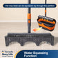 YOCADA Sponge Mop and Bucket Set with Wringer and 2 Sponge Heads for Floor Cleaning Orange
