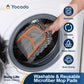 Yocada 3 Pack Twisted Microfiber Mop Replacement Pads, Thickened Sponge Dry-Wet Dual-Use Pads