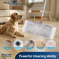 Yocada Sweeper Mops for Floor Cleaning, Disposable Dust Mop with 10 Dry Cloths, Dust Mops for Hardwood Kitchen Bathroom Pet Hair,Orange
