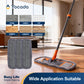 Yocada 3 Pack Twisted Microfiber Mop Replacement Pads, Thickened Sponge Dry-Wet Dual-Use Pads