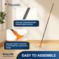 Yocada Adjustable Silicone Squeegee, 60.4" Extendable Handle, Streak-Free Floor/Window Cleaning Tool for Home,Car