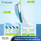 2-in-1 Spray Window Squeegee with 51.2" Extension Pole, Built-in Water Tank, Multi-Use Squeegee for Home Shower Car Windshield