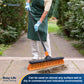 Yocada Push Broom, Indoor and Outdoor Household, Heavy Duty Floor Scrub Broom, PP Bristles, Set of 1