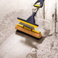 Yocada Sponge Mop Home Commercial Use Tile Floor Bathroom Garage Cleaning with Squeegee and Extendable Telescopic Long Handle 41-53 Inches Easily Dry Wringing