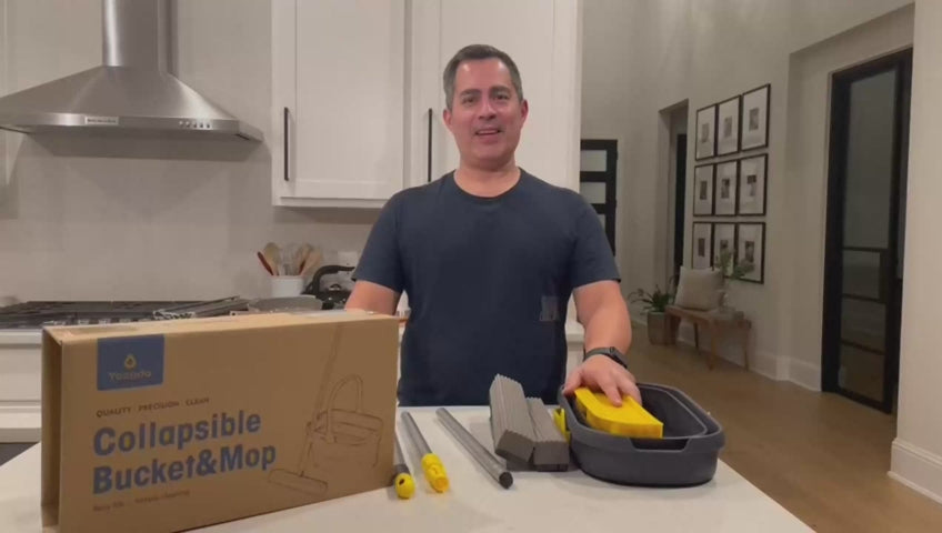 Sponge shop mop bucket