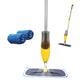 Yocada Microfiber Spray Mop with 2 Washable Mop Pad ， 600ml，yellow