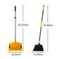 Yocada Heavy Duty Broom and Dustpan Set Commercial Outdoor Indoor 2+1 Perfect for Courtyard Garage Lobby Mall Market Floor Home Kitchen Room Office Pet Hair Rubbish