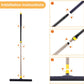 Yocada Floor Squeegee Scrubber 54in Long Adjustable Telescopic Pole Heavy Duty Household Broom