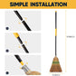 Yocada Heavy-Duty Broom Corn Broom Outdoor Commercial Indoor