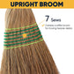 Yocada Heavy-Duty Broom Corn Broom Outdoor Commercial Indoor