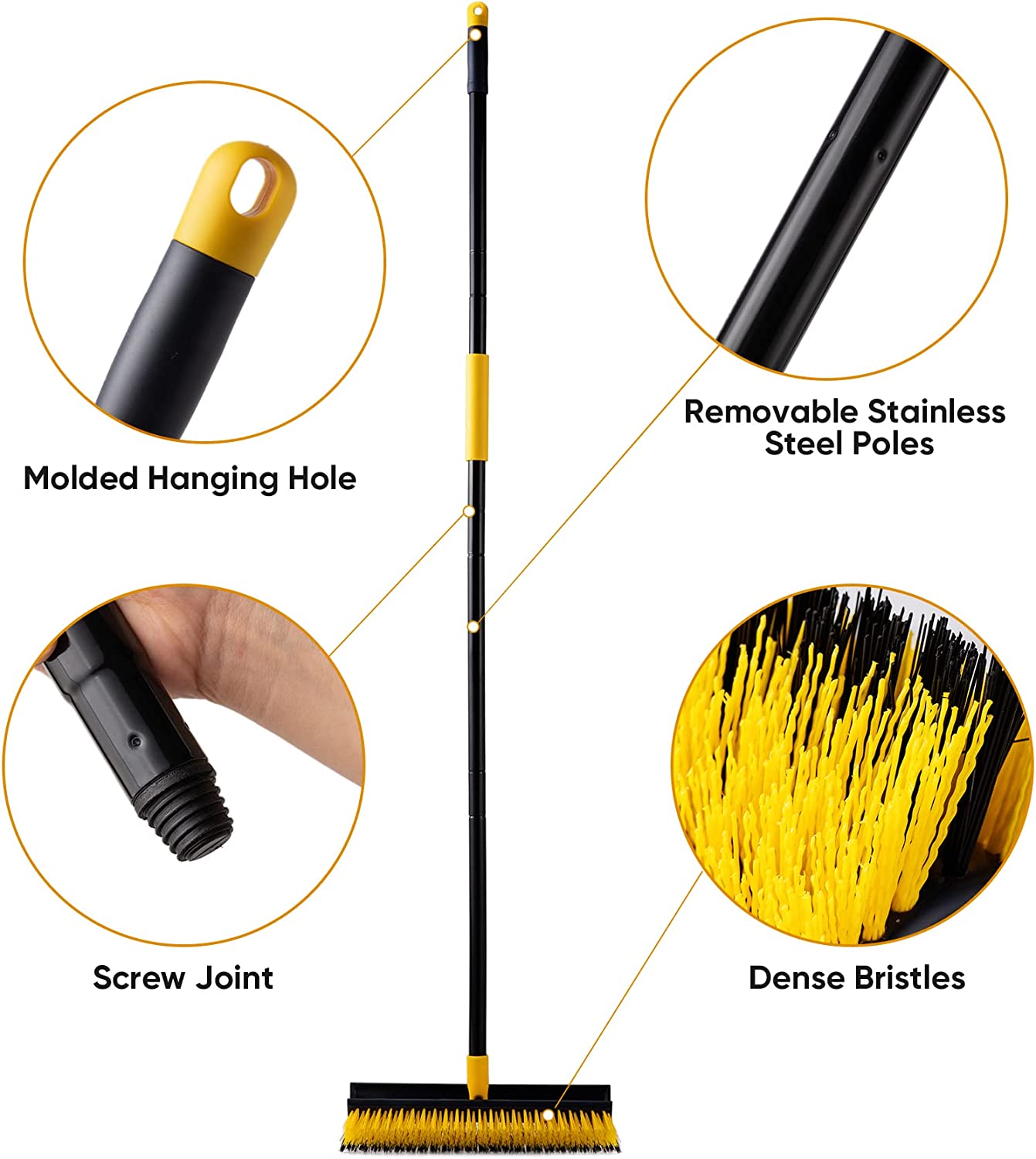 6 Pcs Hard Bristle Crevice Cleaning Brush -Gap Cleaning Brush Set