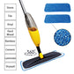 Yocada Microfiber Spray Mop with 2 Washable Mop Pad ， 600ml，yellow