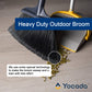 Yocada Heavy-Duty Broom Outdoor Commercial Perfect for Courtyard Garage Lobby Mall Market Floor Home Kitchen Room Office Pet Hair Rubbish 54Inch