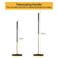 Yocada Pet Hair Removal Rubber Broom with Squeegee 2 in 1 Floor Brush Telescoping for Sweeping Hardwood Floor Tile Low Carpets Rugs Undercoat Carpets Bathroom Living Room Kitchen 53"