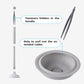 Yocada Toilet Plunger and Brush Set 2 in 1 Toilet Bowl Brush and Plunger Combo with Holder for Bathroom Cleaning Tool