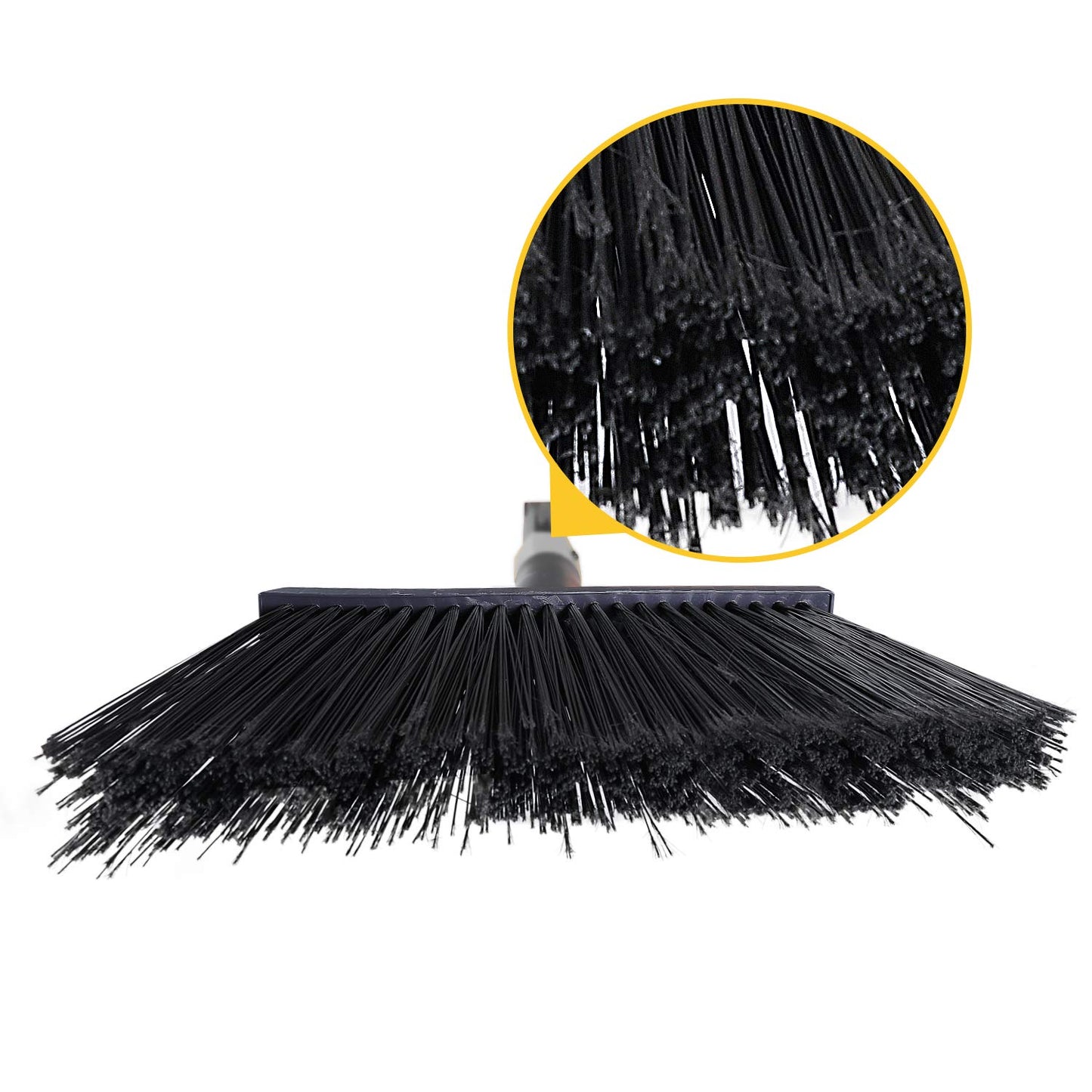 Yocada Heavy-Duty Broom Outdoor Commercial Perfect for Courtyard Garage Lobby Mall Market Floor Home Kitchen Room Office Pet Hair Rubbish 54Inch