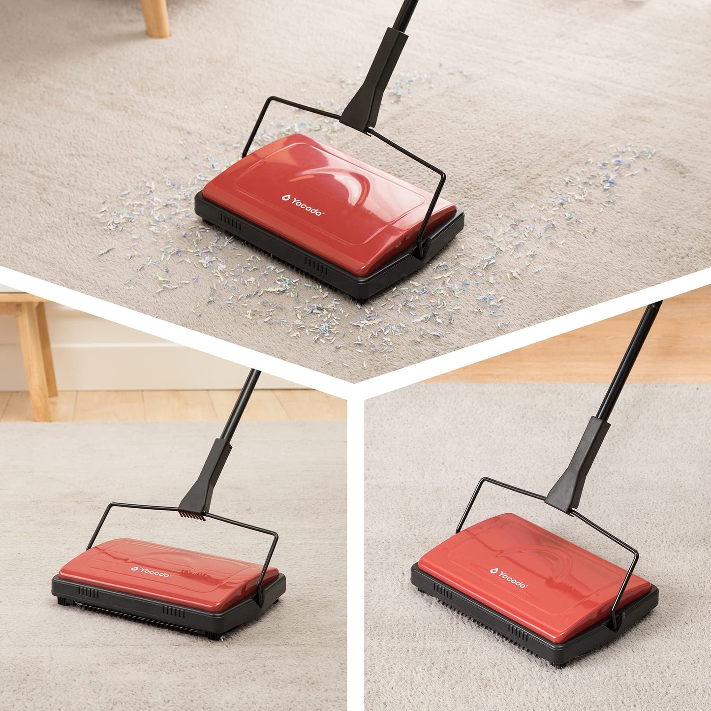 Yocada Carpet Sweeper Cleaner for Home Office